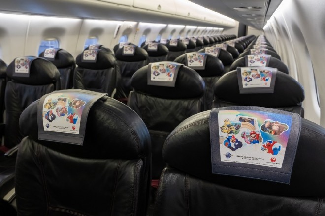 Inside the Donkey Kong Country Opening Commemorative JAL x Universal Studios Japan Jet 2